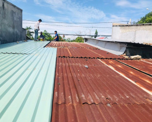 Đơn vị thay tôn, lợp mái, làm máng xối giá rẻ tại Gò Vấp, Tphcm